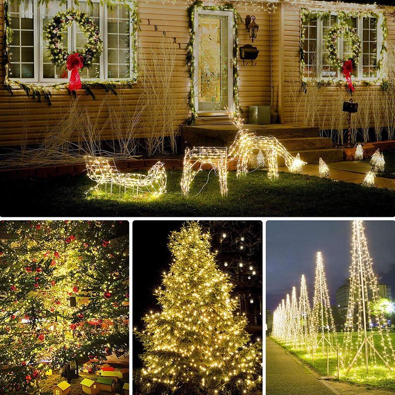LED Solar String Light Outdoor Garden Fairy Lights Led Twinkle Waterproof Lamp for Christmas Party Decor