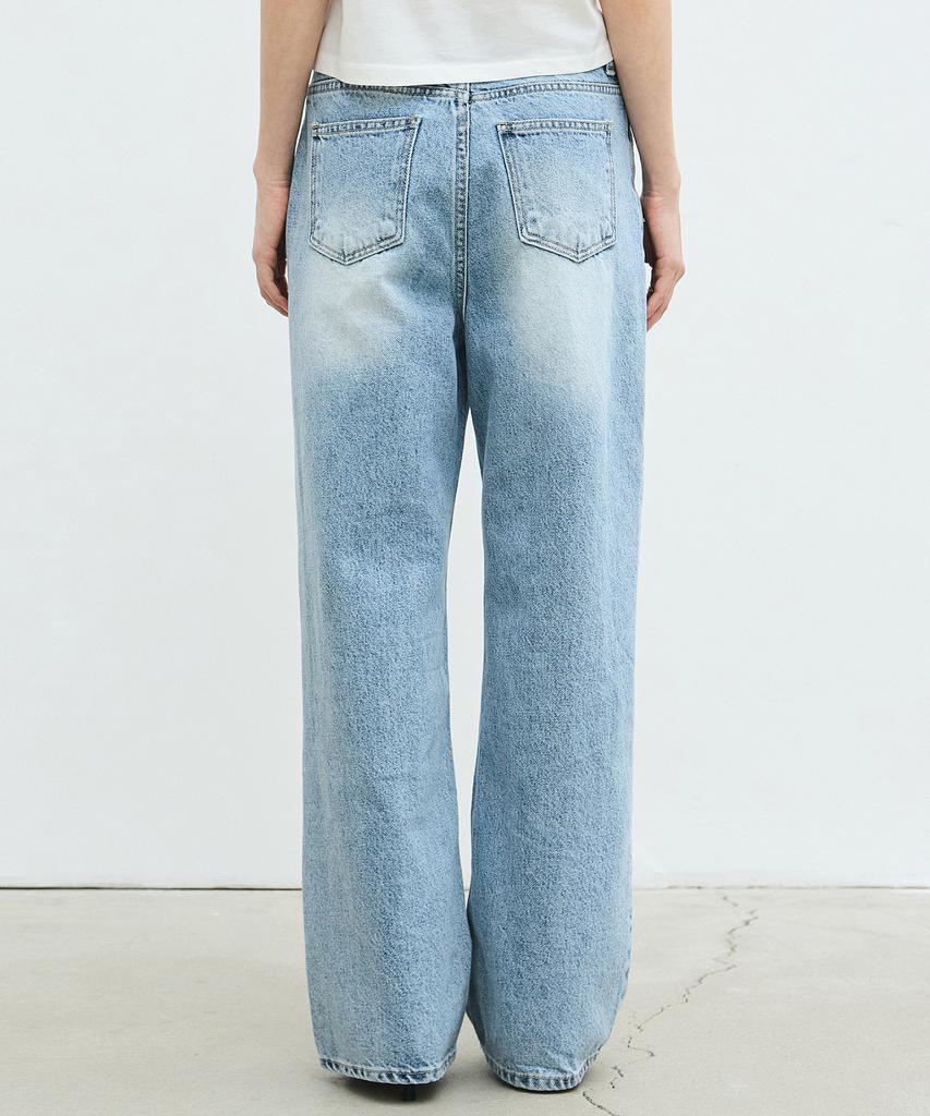 Nigaennikol Minimal Washing Wide Denim_Blue