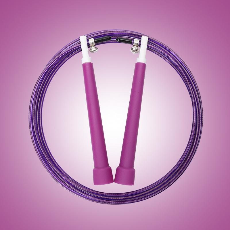 PVC Steel Wire Skipping Rope, Speed Skipping Rope for Fitness, 3 Metres Long, Competitive Skipping Rope for Children