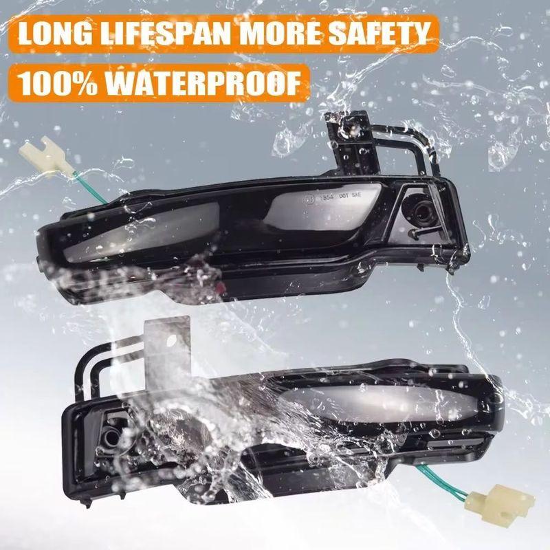 2pcs Dynamic Turn Signal LED Light Side Mirror Indicator For Jeep Grand Cherokee WK2 2011 2012 2013 2014 2015 2016 2017-2020