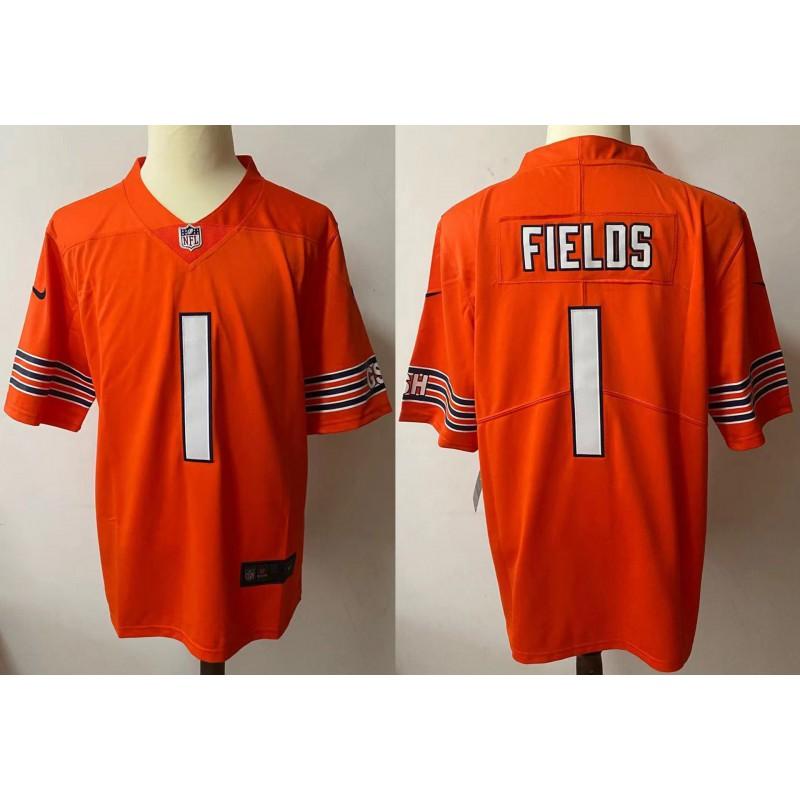 Chicago Bears NFL Team Jersey Short Sleeve Embroidered Premium Fan Apparel Men