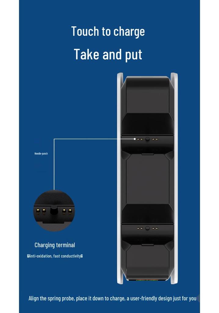 PS5 Dual Controller Fast Charging Dock - Game Controller Charger Base P5 Accessories