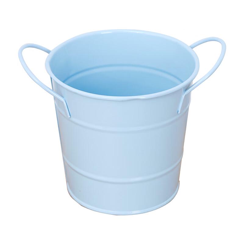 Shangqi Bunter Mini Schreibtisch-Organizer Eimer aus Eisen