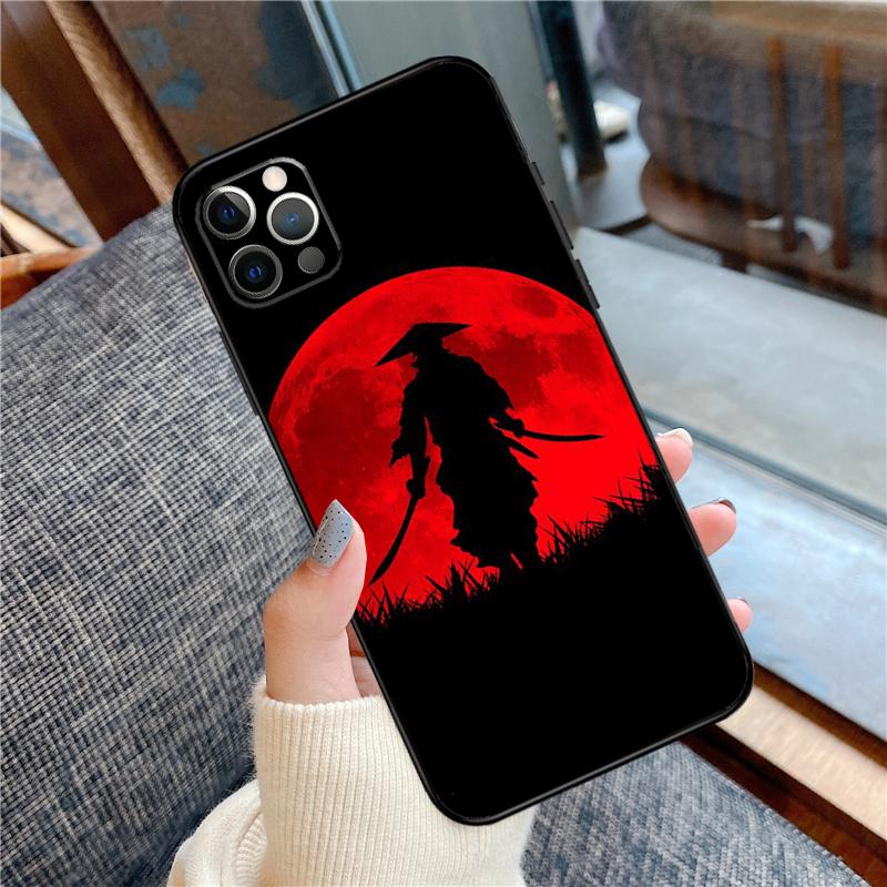 

Japan Samurai Ninja Phone Case For iPhone 16 15 13 12 11 14 Pro Max 12 13 mini XR 15 16 Plus 16e Cover Shell iPhone 13 mini