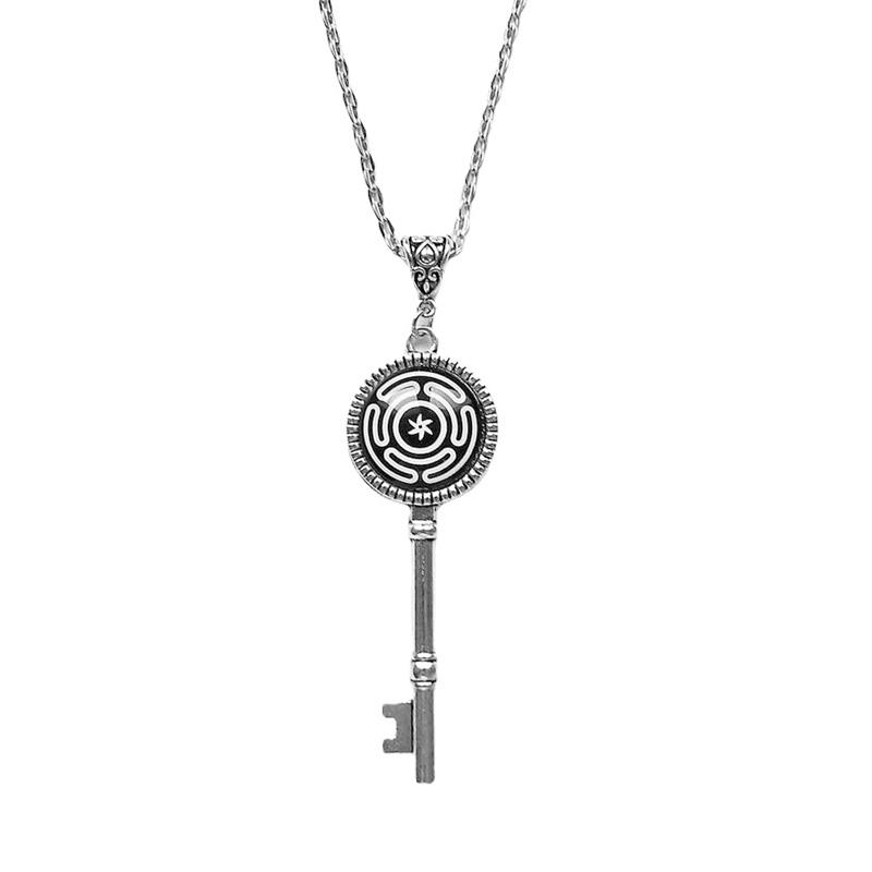 Classic Solomon Magic Key Necklace - Hot Selling Locket Style Pendant Necklace - Amulet Jewelry