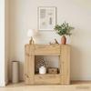 Artisan Oak Console Table 82 x 29 x 74 cm