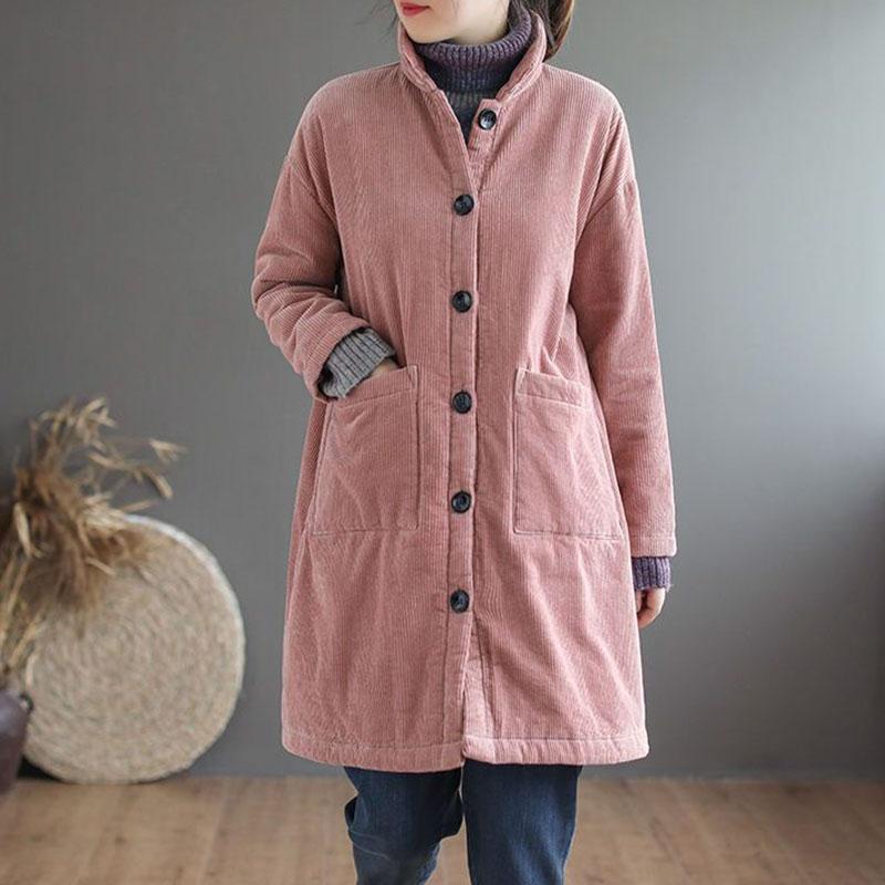 Coat for Women Oversize Cotton Winter Thickened Casual Oversize Double Layer Windbreaker High Collar Jacket