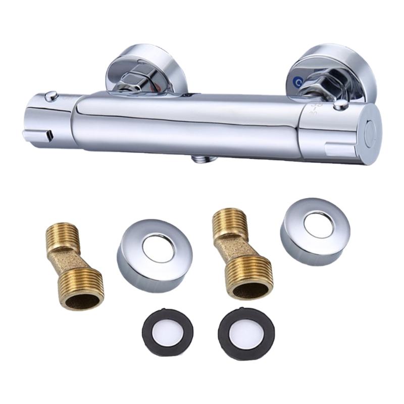 

Wall Mounted Thermostatic Shower Valves Constant Temperature Hot Cold Water Mixer Valves Thermostatic Shower Mixer