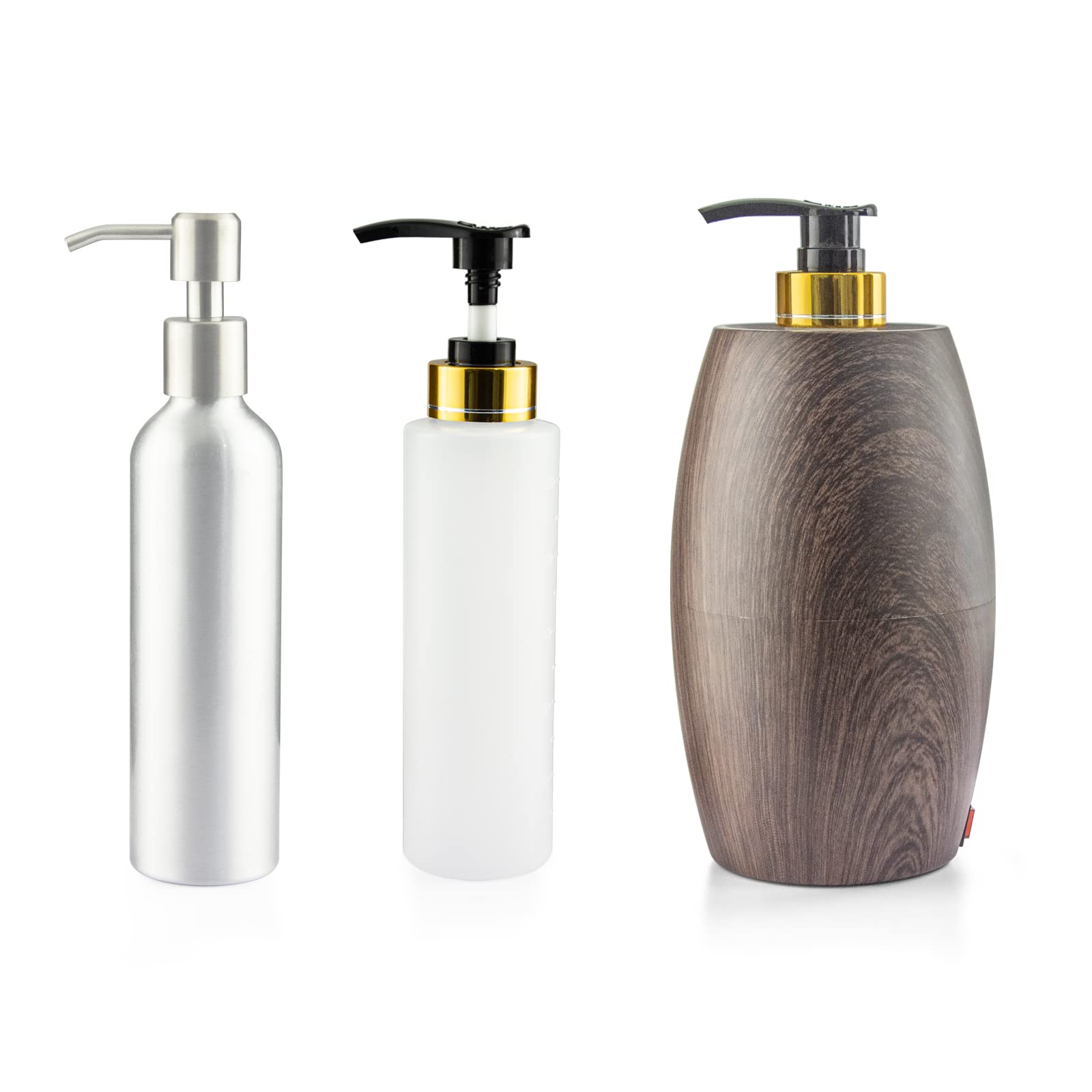 

Moisturizing Bottle Warmer for Essence Oil, Cream, Gel (Plastic 270ML, Stainless Steel 250ML) - Constant Temperature - Elizia (Chocolate Brown)