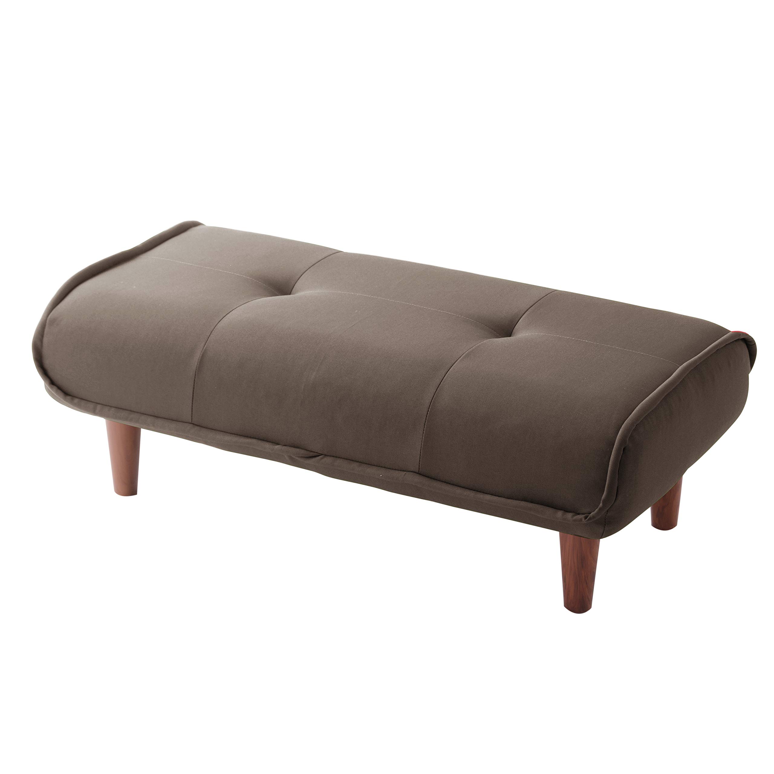 Celtan Ottoman Stool with Waraku no Pocket Darian High Japanese-made Footrest Kiwami 2-Seater Coil Brown Resilience A280p-561BR 24323₽