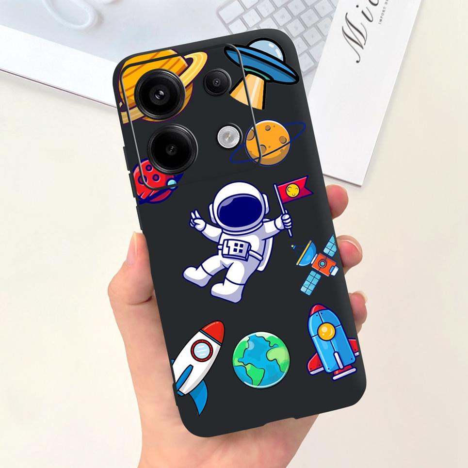 For Xiaomi Poco X6 Pro 5G Phone Case Xiaomi Poco M6 Pro 4G Back Cover Cartoon Cool Style Child's Coque Funda Soft Silicone TPU