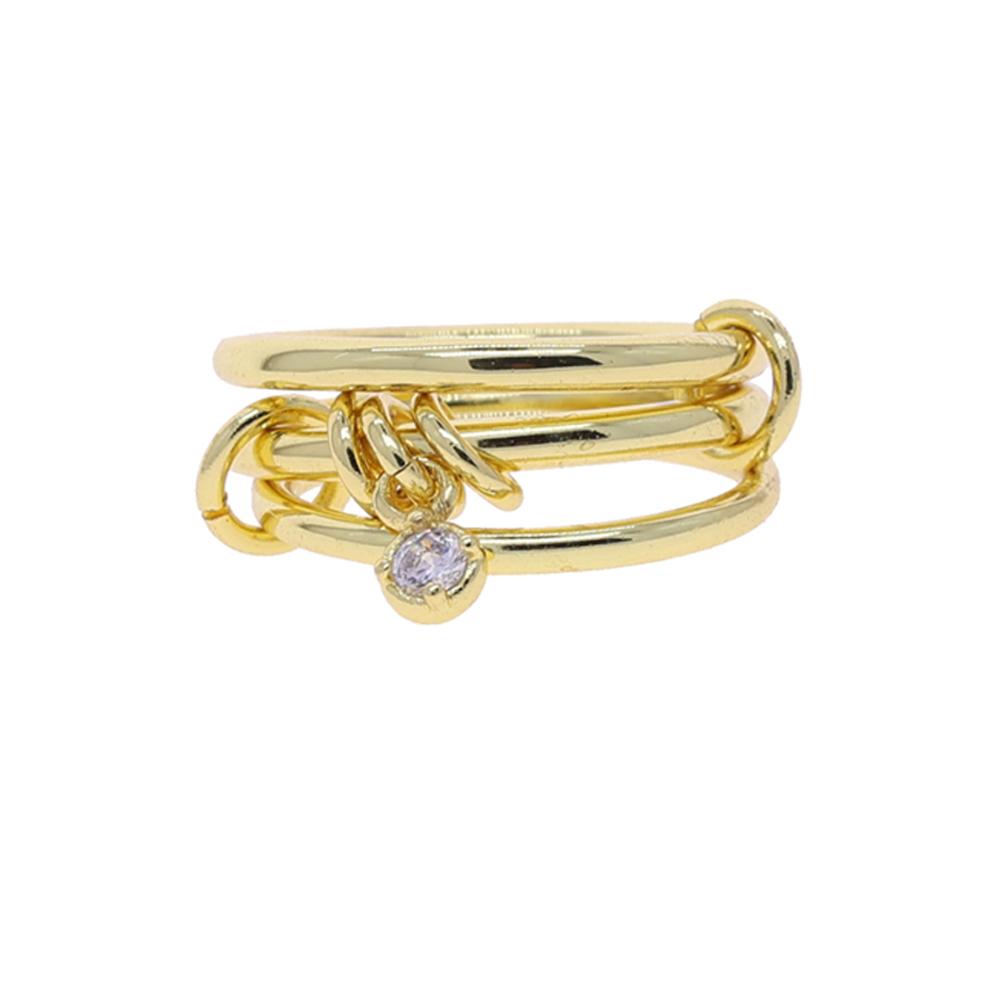 2026 Neue Spinelli Stapelbare Verlobungsringe Für Damen Iced Out Mikropflaster 5A Zirkonia Mix Farbe Mehrere Teile Stapel Finger Schmuck