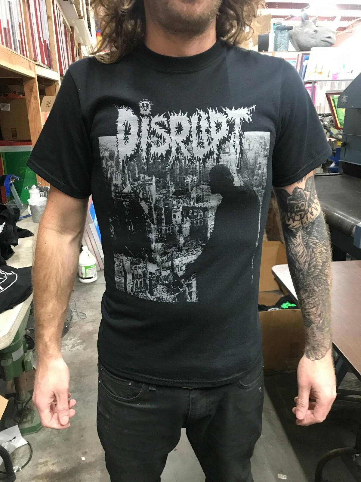 DISRUPT Shirt discharge venom motorhead inepsy g.i.s.m. kbd metal punk dystopia XXXXL