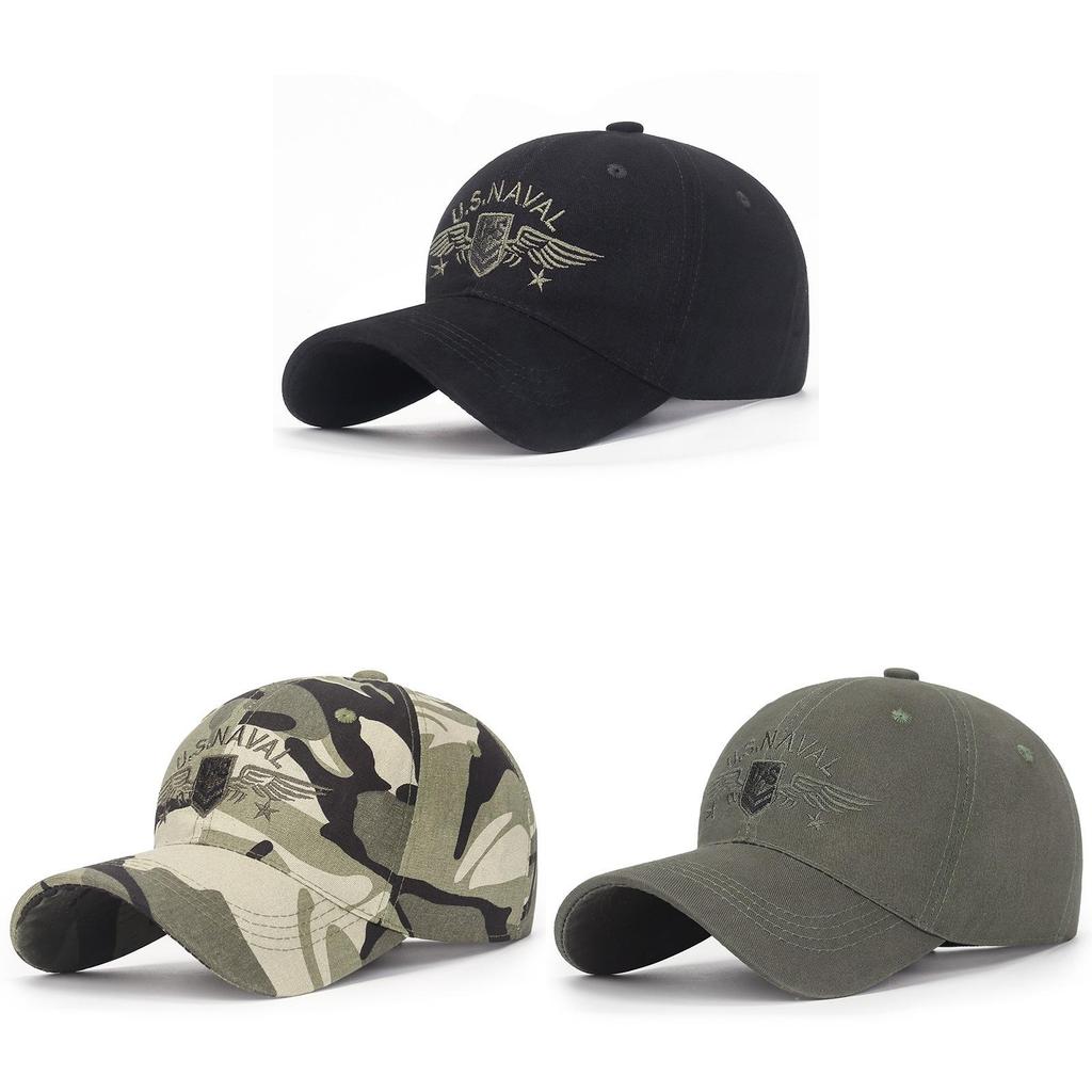 Cotton Camouflage Baseball Cap For Men And Women With Sun Protection For Outdoor Activities