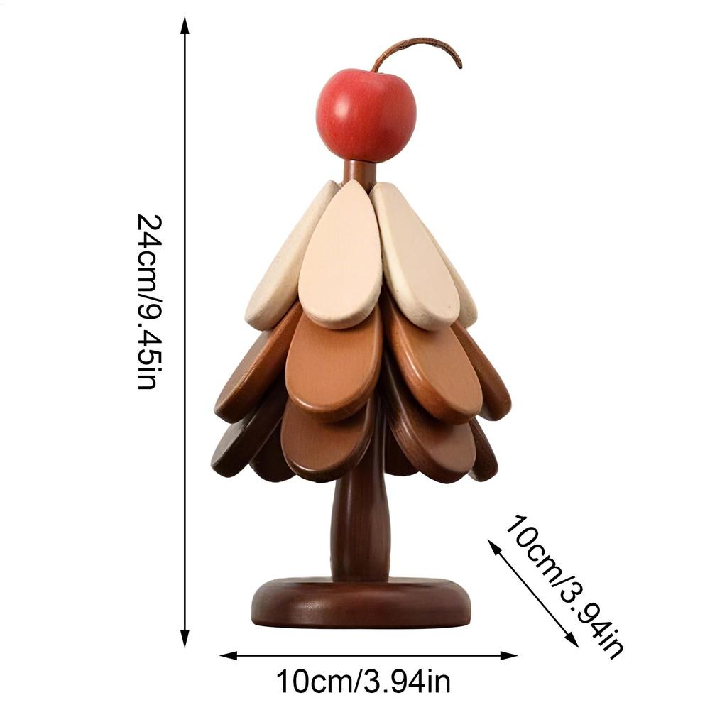 Holz Tassenuntersetzer Set Küchen Tischplatten Schutz Holz Weihnachtsbaum Untersetzer Für Küche Abendessen Getränkebecher Theke