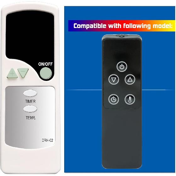 Replacement Remote Control for Dr. Infrared Heater DR-338 DR-233 DR-238