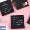 Message Notes Sticky Notes Easy Post Notes Memo Pad Black Notepads  School Supplies