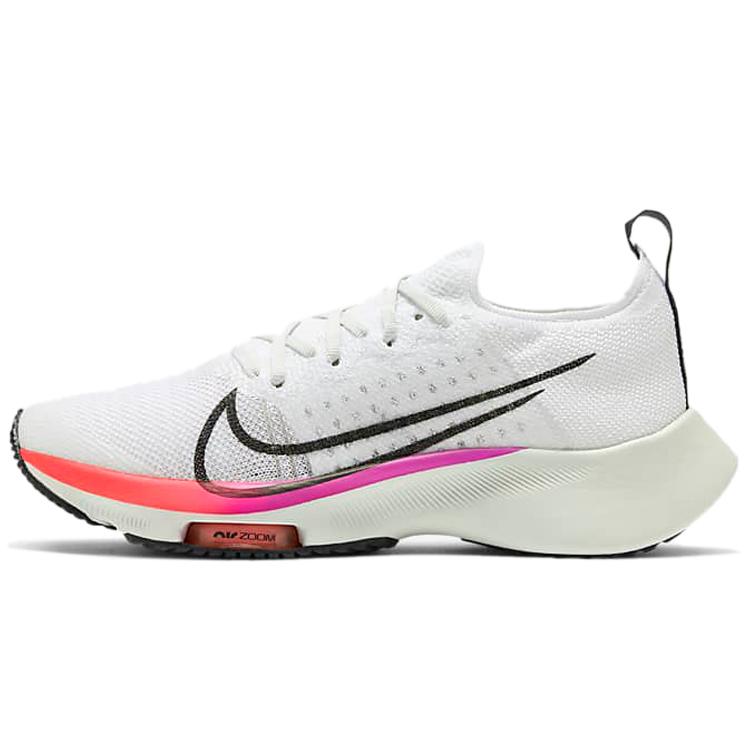 New Nike Air Zoom Tempo Next% Flyknit White Hyper Violet Flash Crimson GS CJ2102-100