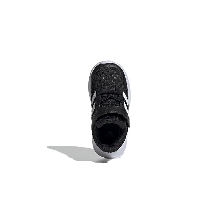 New Adidas Rapidarun Elite Cushioned Wear-Resistant Breathable Low-Top Toddler Shoes Black White Infant And Toddler EF9277