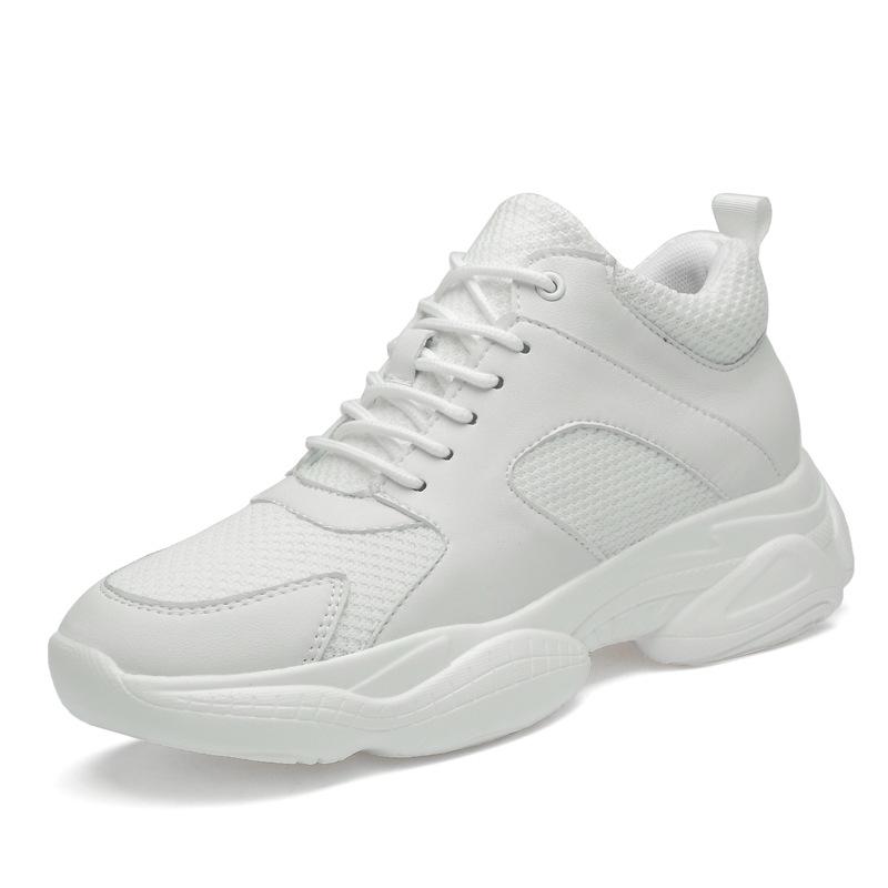 Inner Heightening Men's Shoes Spring Shoes Breathable Casual 8 Sports Heightening Shoes 1 Mesh Dad Shoes Children 6