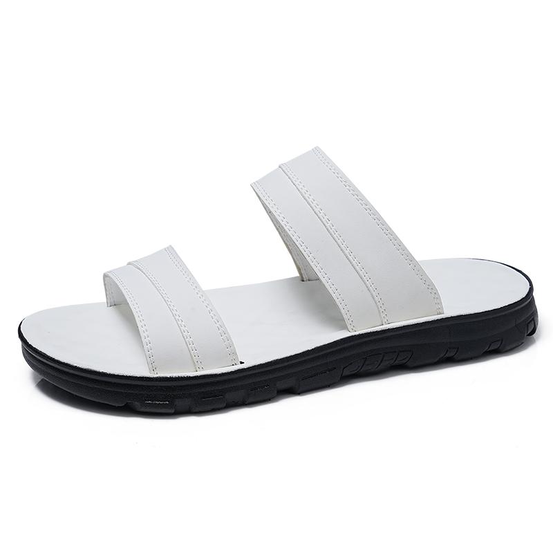 Open-Toe Outdoor Slippers for Men Non-Slip Sandals Casual Half Shoes Outdoor Half Drag Fashion Beach Shoes Leisure Walk Slides
