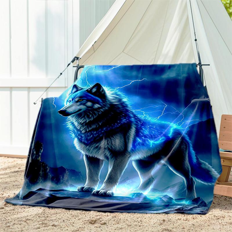 1pc Animals:lizard Pattern Blanket, All Season Lightweight Home Office Outdoor Nap Multifunctional Blanket