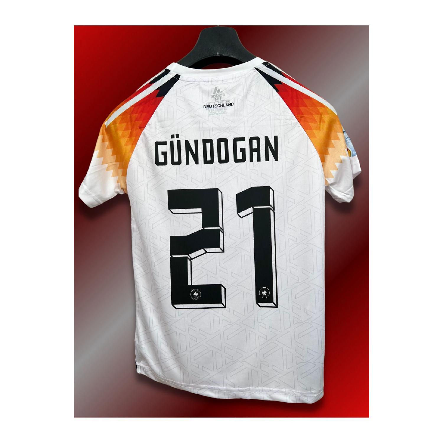 

Germany 2024/25 New Season Ilkay Gndoan Adult White Football Shirt S чистый