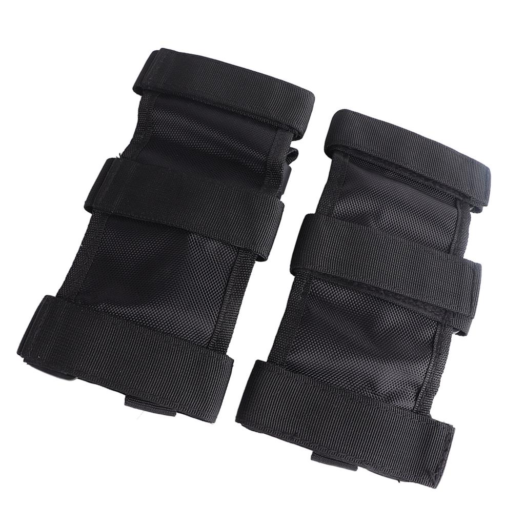 2Pcs Handle Black Off Road Car Refit Interior Handle Thickened Strengthening Top Roof Handle For
