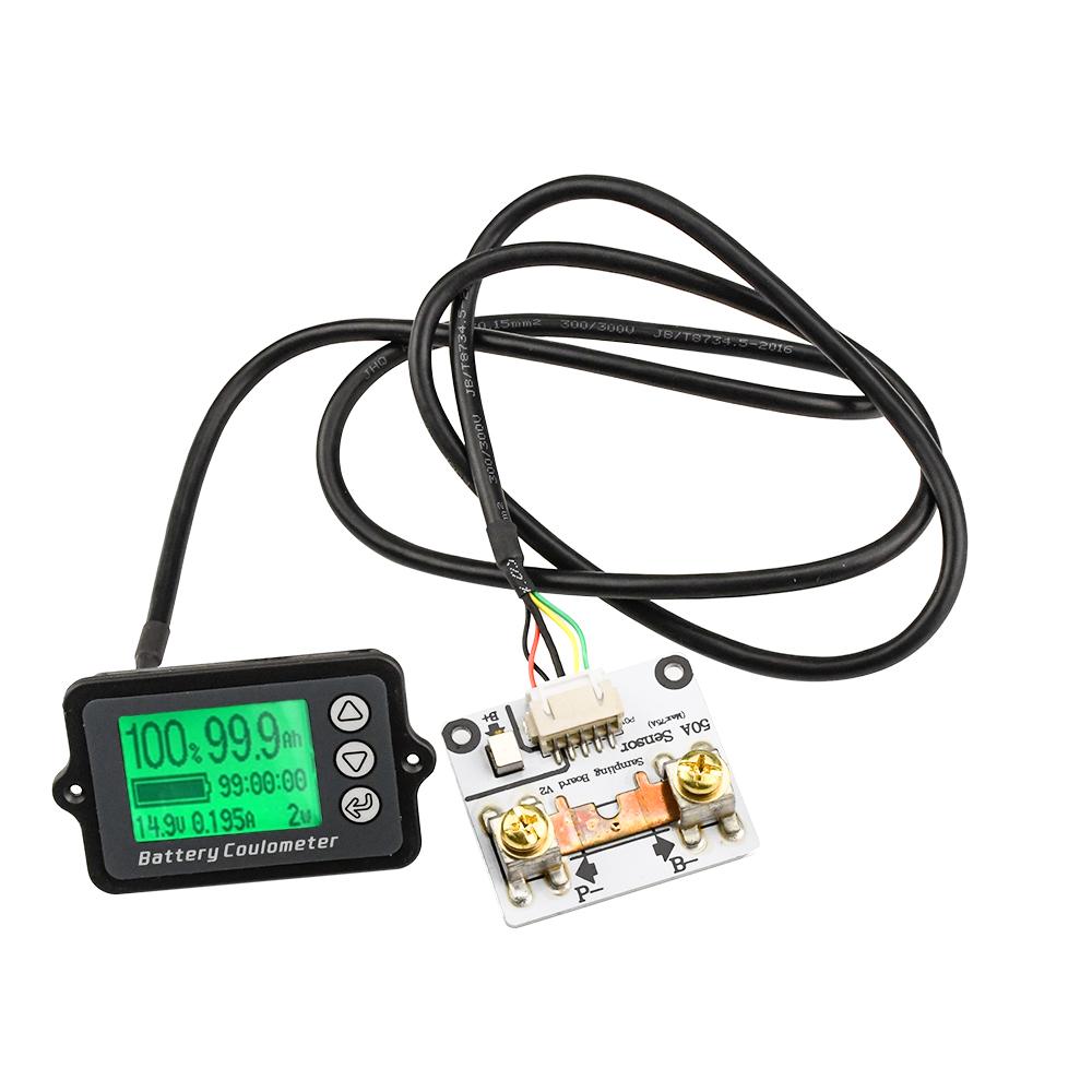 80V 50A/100A/350A Battery Capacity Tester TK15 Coulomb Meter Lithium Iron Phosphate Capacity Detector Power Meter Battery Tester TK15 50A