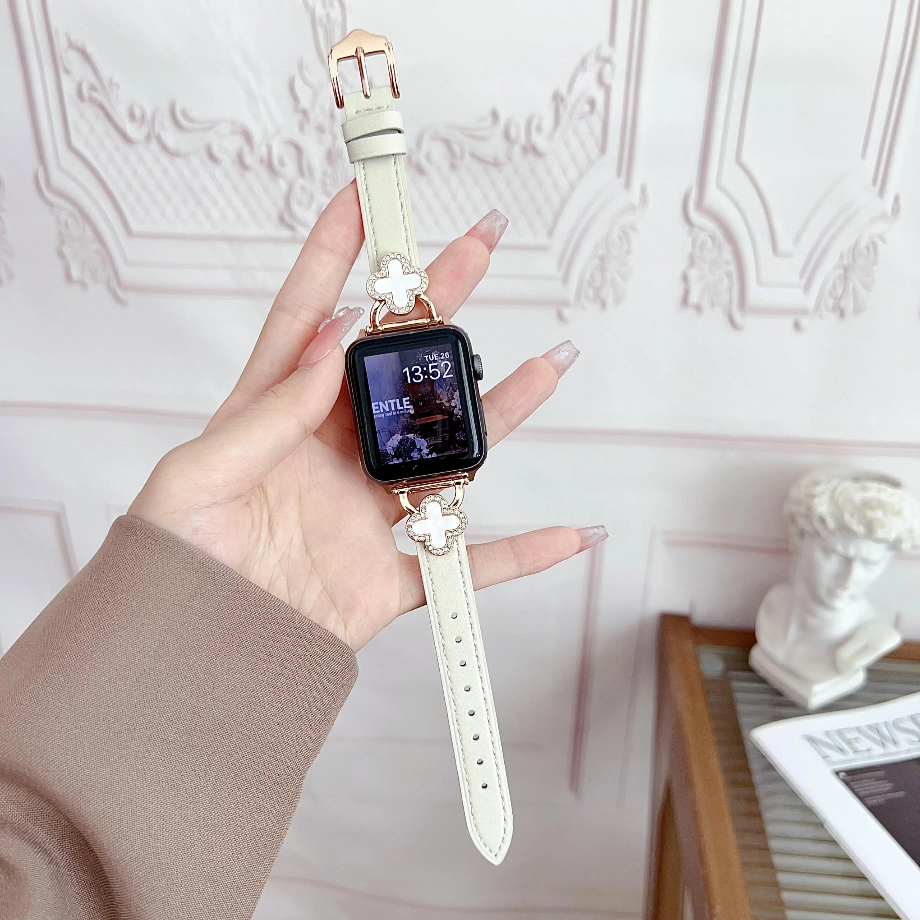 

Ремешок для Apple Watch с металлической пряжкой из кожи 42/44/45/49 мм, 38/40/41 мм для всех серий Apple Watch 38&40&41mm