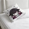 GGenshin Columbina Impact Square Pillow Case Soft Decorative Throw Pillow Cover for Home Sofa Bed