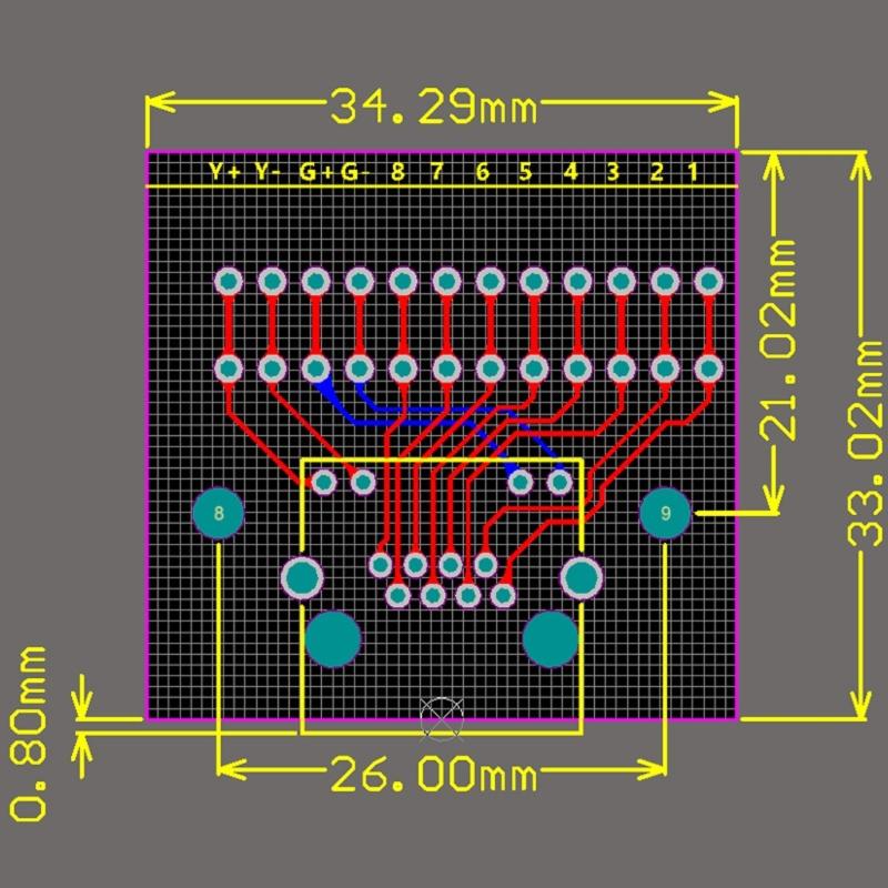 No Solder Required RJ45 Ethernet Port Terminals Block DIN Rail Adapter With Status Light For Secure Networkings Connection