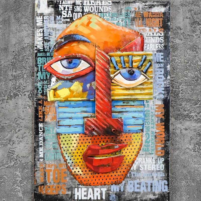 3D metal picture LOFT CUBISM 60x90
