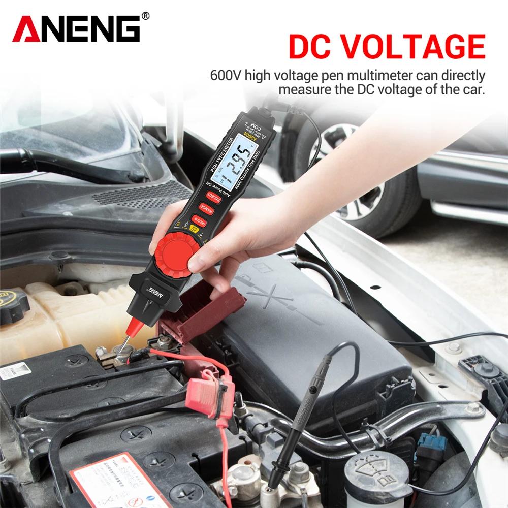 New ANENG A3004 Digital Multimeter Pen 4000 Counts AC/DC Current Meter Electric Handheld Tester Voltage Resistance Profesional Tools Digital Display