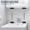 Multifunctional Telescopic Support Rod Stainless Steel Extendable Rod  Kitchen Sink