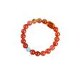 Elegant Southern Red Agate Beaded Bracelet with Tassel – Fashion Light Luxury Women's Jewelry