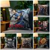 Comic Cartoon Kingdom K-Kingudamu 1 Pillow Case Natural Linen Pillow Case Double-Sided Decor Sofa Pillowcase Home Decor