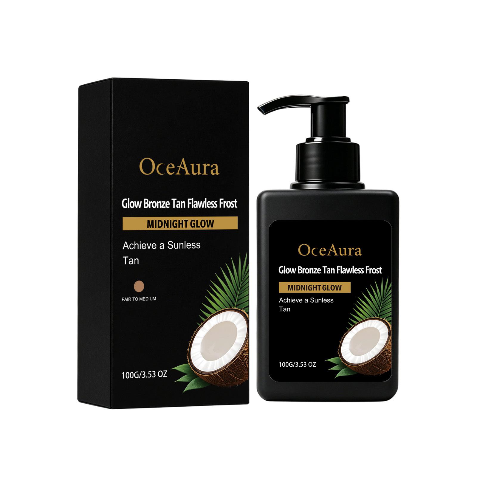 OCEAURA Увлажняющий крем для тела с эффектом автозагара и затемнения