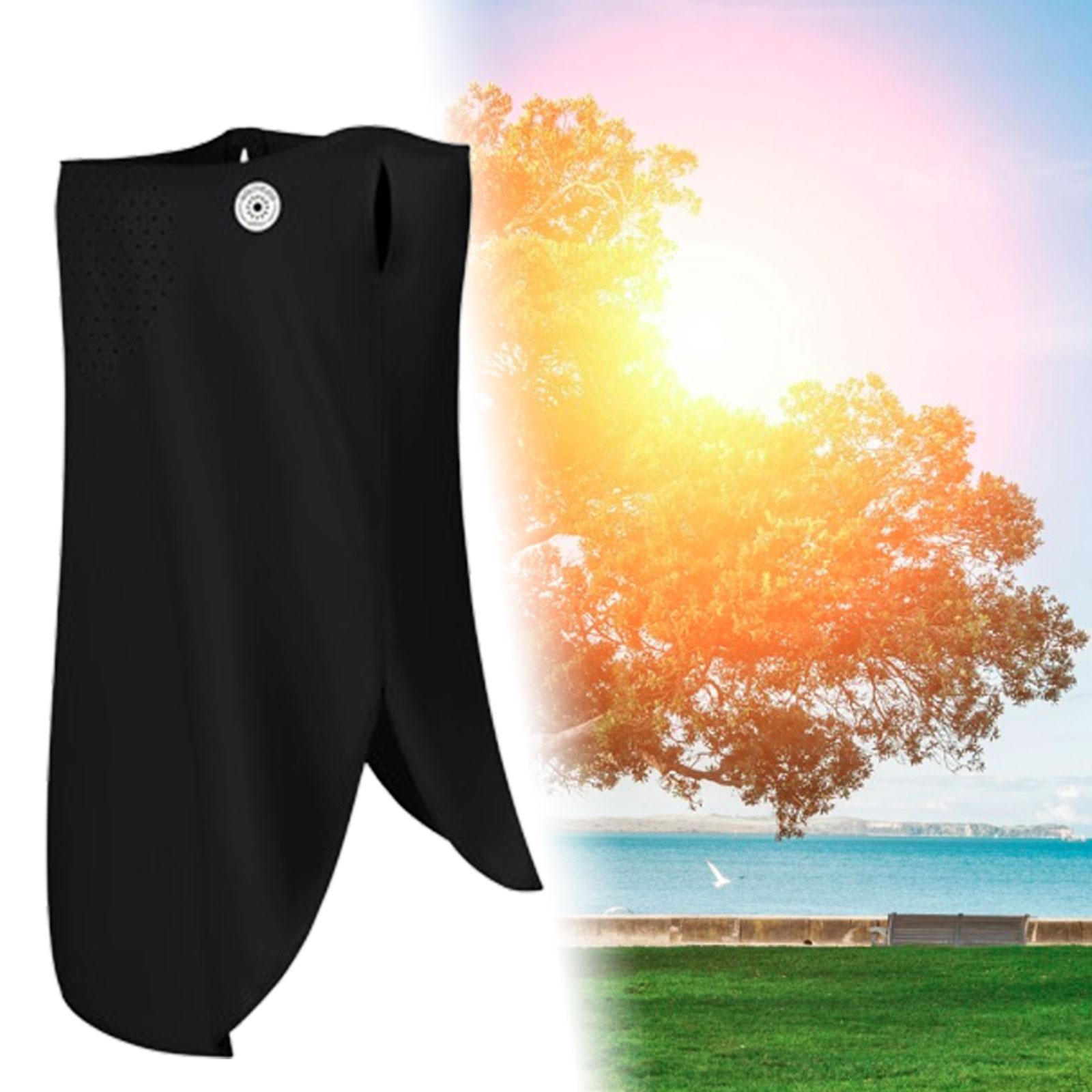 

Защитная маска для лица, покрывающая бандану для женщин, летний шарф от солнца, покрывающая балаклаву чёрный