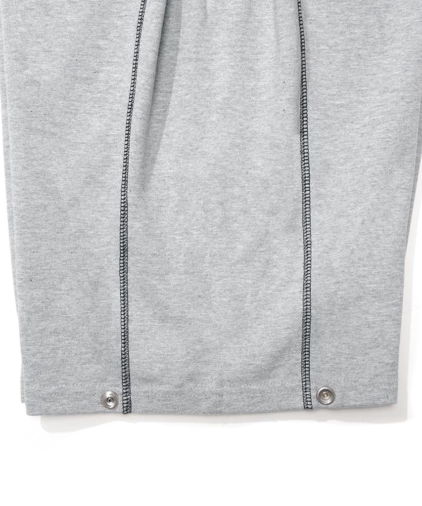 GAKKAI UNIONS Line Snap Sweatpants Gray