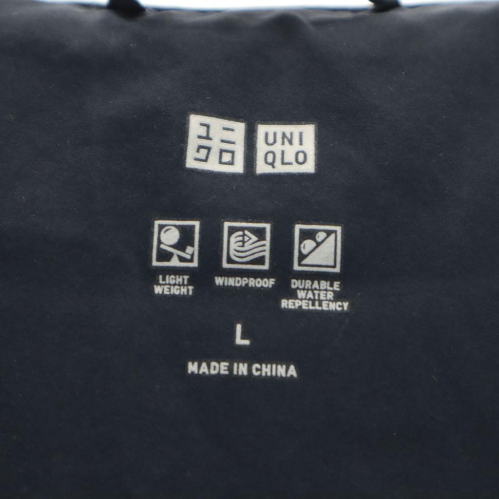 Uniqlo Seamless Short Down Coat L Navy Women Used