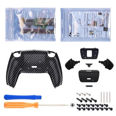 EXtremeRate Programovateľný zadný pádlo plastový zvýšený remapping kit pre PS5 ovládač upgrade doska a vzorovaný vzorovaný prepracovaný zadný kryt zadné tlačidlo