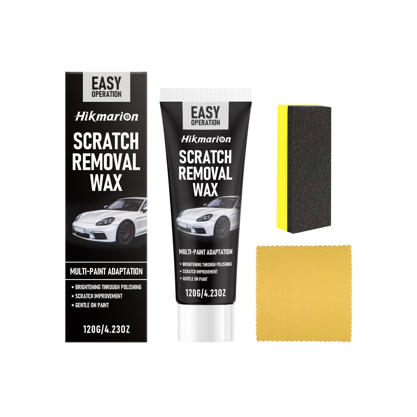 Hikmarion Car Scratch Repair Kit: Clean, Maintain, Polish Scratches Without Damaging Paint.