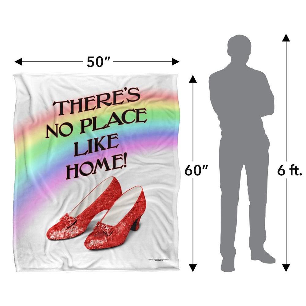 The Wizard Of Oz There's No Place Like Home Rainbow Blanket