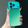 Ice gradual change glass for iphone17promax advanced sense large window mobile phone case apple 15 anti-drop cover