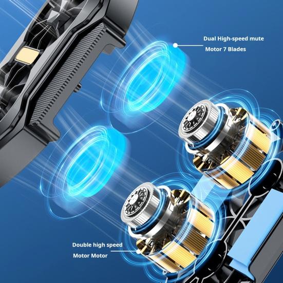 Wireless Mobile Phone Radiator Cooling Fan Semi-conductor Heat Dissipation Low Noise Rechargeable Universal Phone Radiator