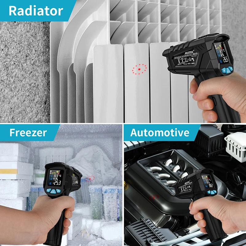 IR01A/B/C Non-Contact Digital Infrared Thermometer High Precision Industrial Temperature Meter Outdoor Hygrometer IR Thermometer