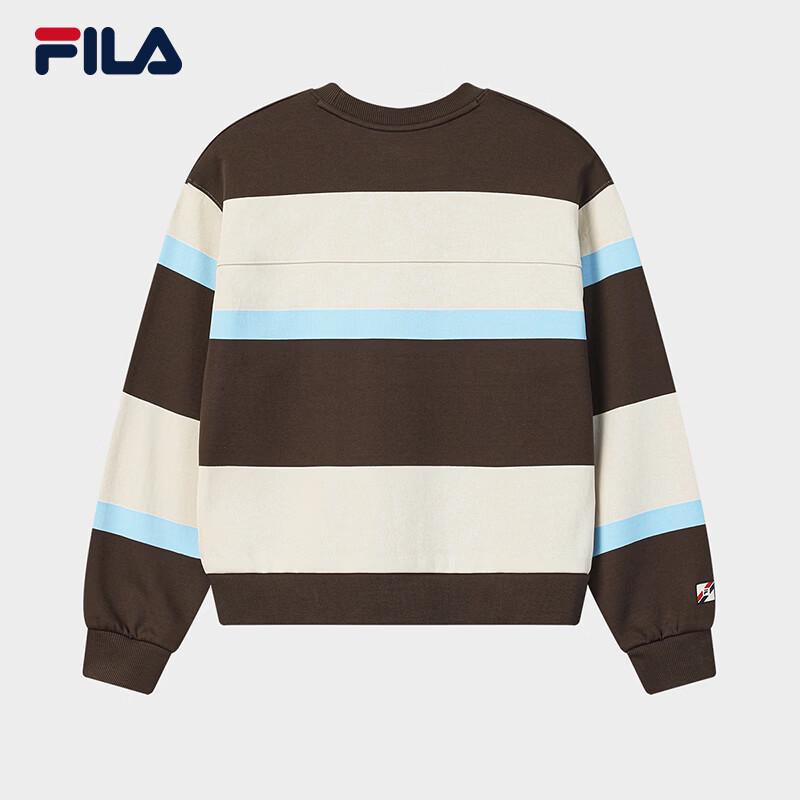 Fila Women's Striped Color-Block Pullover Sweatshirt
