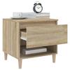 VidaXL Bedside Tables 2pcs Sonoma Oak 50x46x50cm Engineered Wood 819539