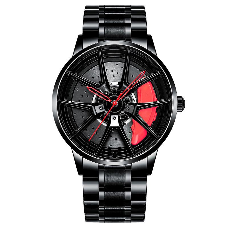 SVJ Men s 3D Hollow Brake Disc Waterproof Supercar Watch